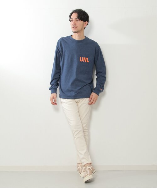 ikka（イッカ）の「URBAN NATURE LIFE ロゴプリントポケロンT（Tシャツ/カットソー・メンズ・ミント/ブルー/ホワイト/ブラック・L/S/M/XL）」の6枚目の写真