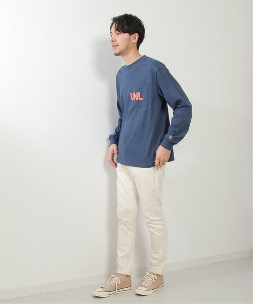 ikka（イッカ）の「URBAN NATURE LIFE ロゴプリントポケロンT（Tシャツ/カットソー・メンズ・ミント/ブルー/ホワイト/ブラック・L/S/M/XL）」の7枚目の写真