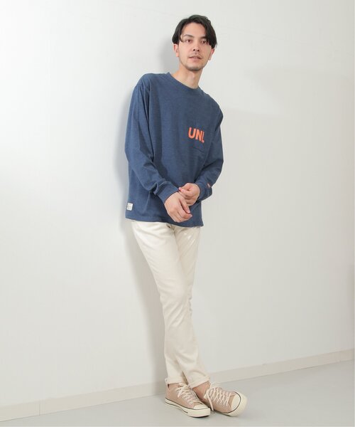 ikka（イッカ）の「URBAN NATURE LIFE ロゴプリントポケロンT（Tシャツ/カットソー・メンズ・ミント/ブルー/ホワイト/ブラック・L/S/M/XL）」の8枚目の写真