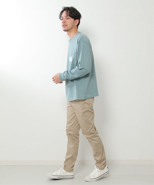 ikka（イッカ）の「URBAN NATURE LIFE ロゴプリントポケロンT（Tシャツ/カットソー・メンズ・ミント/ブルー/ホワイト/ブラック・L/S/M/XL）」の14枚目の写真