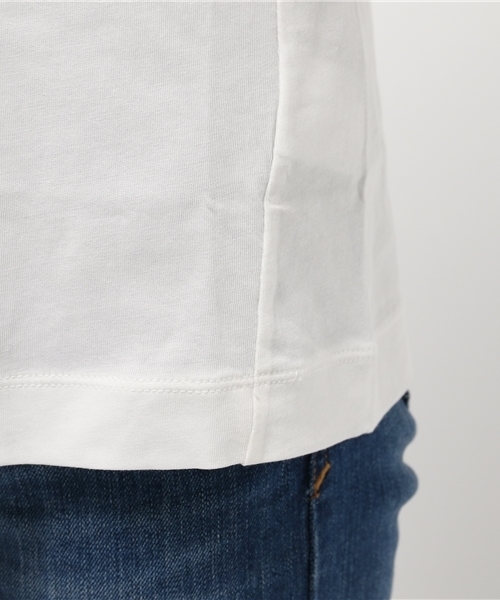 CIAOPANIC TYPY（チャオパニックティピー）の「ストライプデザインスリープT（Tシャツ/カットソー・レディース・オフホワイト/ネイビー/ブラック・FREE）」の11枚目の写真