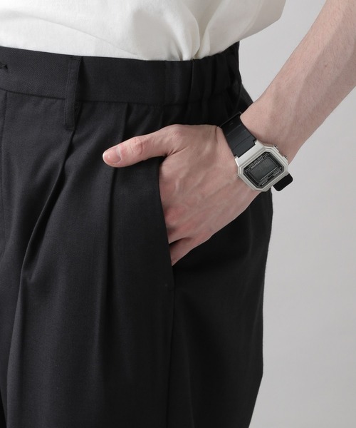 RAGEBLUE(レイジブルー)の「ドレープ/タックワイドスラックス(スラックス・メンズ・グリーン系その他/ダークグレー/ホワイト/ブラック・MEDIUM/LARGE/SMALL)」の20枚目の写真