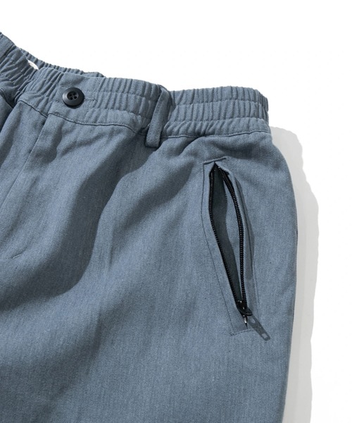 AOZORA（アオゾラ）の「AOZORA/アオゾラ　杢TCイージートラウザー（その他パンツ・メンズ・カーキ/ブルー系その他/ブラック・MEDIUM/LARGE）」の4枚目の写真
