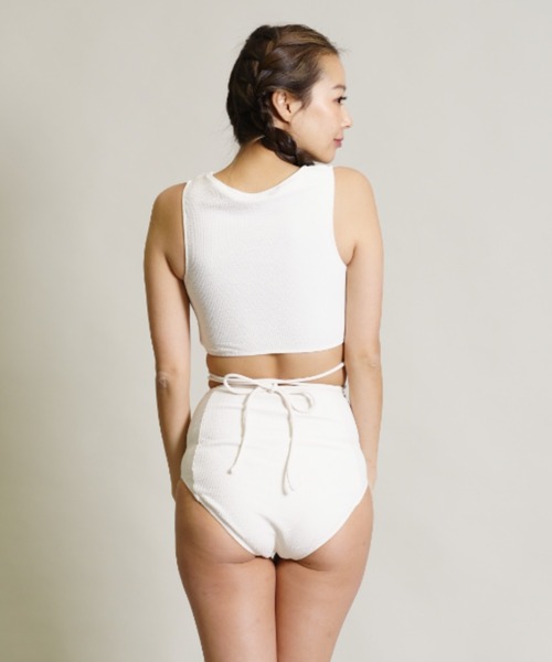 UNGRID/アングリッド 無地/変形クロップドビキニ 623006（水着