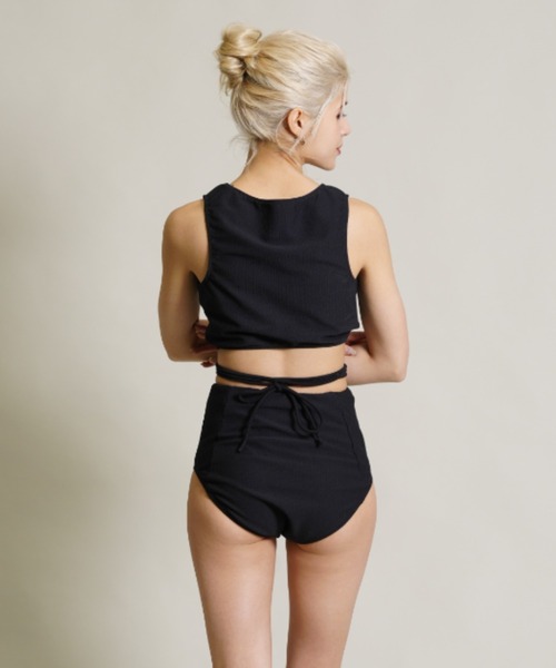 UNGRID/アングリッド 無地/変形クロップドビキニ 623006（水着