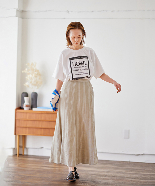 CITY LIGHTS BOOKS(シティライツブックス)の「■■【CITY LIGHTS BOOKSTORE/シティ ライツ ブックストア】S/S TEE:Tシャツ(Tシャツ/カットソー・レディース・ホワイト/ライトホワイト/ホワイト系その他・LARGE)」の4枚目の写真