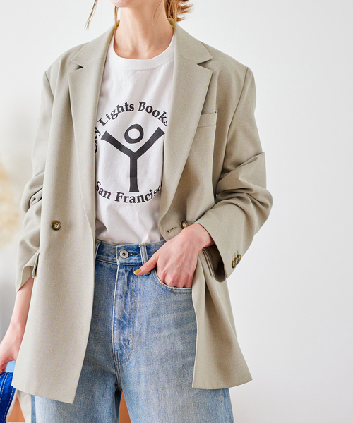 CITY LIGHTS BOOKS(シティライツブックス)の「■■【CITY LIGHTS BOOKSTORE/シティ ライツ ブックストア】S/S TEE:Tシャツ(Tシャツ/カットソー・レディース・ホワイト/ライトホワイト/ホワイト系その他・LARGE)」の9枚目の写真