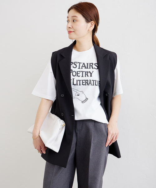 CITY LIGHTS BOOKS(シティライツブックス)の「■■【CITY LIGHTS BOOKSTORE/シティ ライツ ブックストア】S/S TEE:Tシャツ(Tシャツ/カットソー・レディース・ホワイト/ライトホワイト/ホワイト系その他・LARGE)」の12枚目の写真