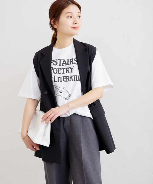CITY LIGHTS BOOKS(シティライツブックス)の「■■【CITY LIGHTS BOOKSTORE/シティ ライツ ブックストア】S/S TEE:Tシャツ(Tシャツ/カットソー・レディース・ホワイト/ライトホワイト/ホワイト系その他・LARGE)」の13枚目の写真