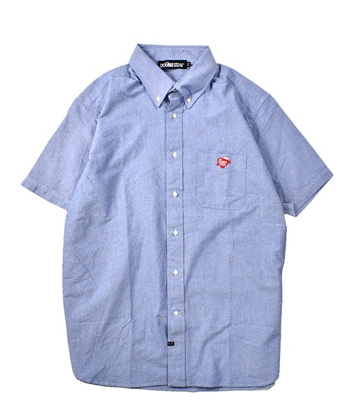 ハート刺繍 オクスフォードシャツ（シャツ/ブラウス）｜DOUBLE STEAL（ダブルスティール）