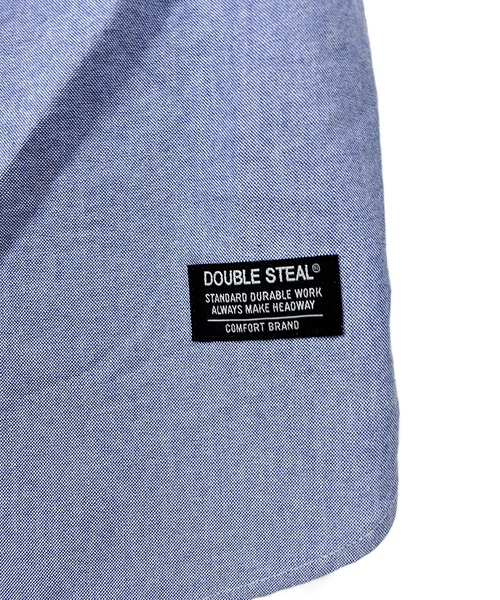 DOUBLE STEAL（ダブルスティール）の「ハート刺繍 オクスフォードシャツ（シャツ/ブラウス・メンズ・グレー/ホワイト/ライトブルー・X-LARGE/MEDIUM/LARGE）」の12枚目の写真
