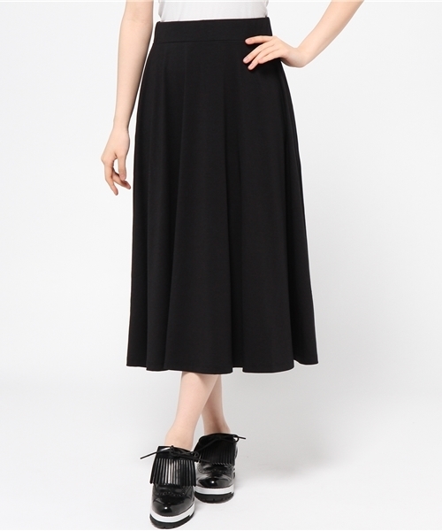 AZUL by moussy(アズールバイマウジー)の「フレアミディSK(スカート・レディース・オフホワイト/ブラック・MEDIUM/SMALL)」の12枚目の写真