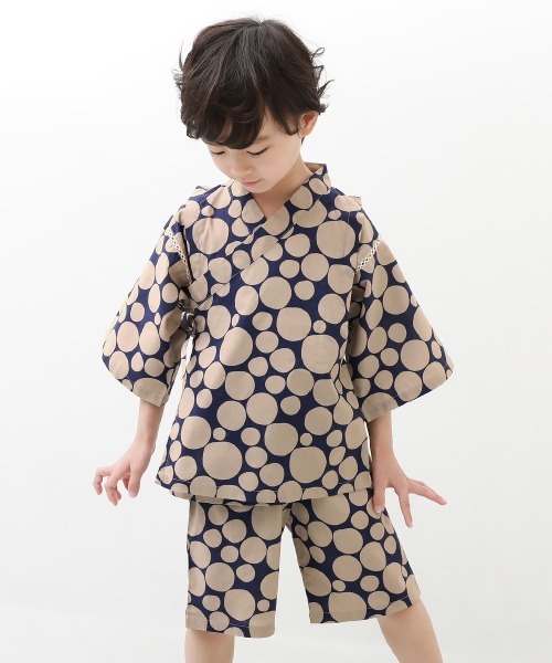devirock（デビロック）の「甚平（浴衣・キッズ・グレー/グレー系その他/ブルー系その他2/スミクロ/ネイビー/ブルー系その他・100cm/110cm/120cm/130cm/140cm/150cm/160cm）」の5枚目の写真