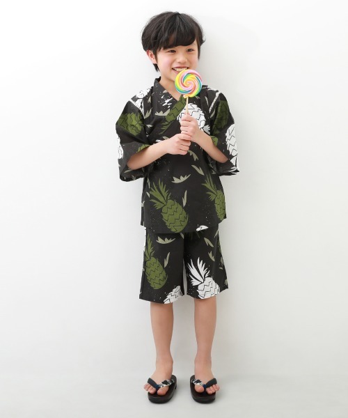 devirock（デビロック）の「甚平（浴衣・キッズ・グレー/グレー系その他/ブルー系その他2/スミクロ/ネイビー/ブルー系その他・100cm/110cm/120cm/130cm/140cm/150cm/160cm）」の7枚目の写真