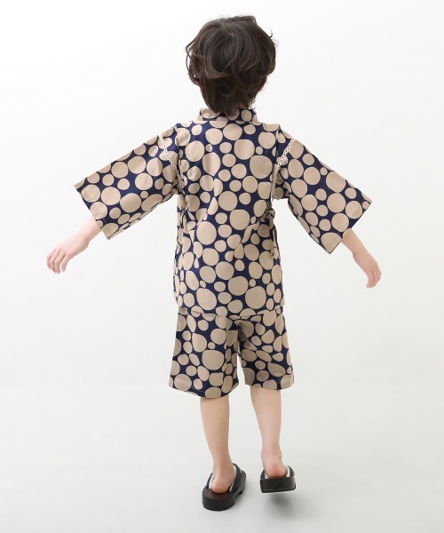 devirock（デビロック）の「甚平（浴衣・キッズ・グレー/グレー系その他/ブルー系その他2/スミクロ/ネイビー/ブルー系その他・100cm/110cm/120cm/130cm/140cm/150cm/160cm）」の11枚目の写真