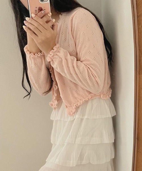 ROOPTOKYO(ループトウキョウ)の「ティアードフリルスカート(スカート・レディース・ホワイト/ブラック・S/M/L)」の14枚目の写真