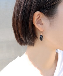 anq.（アンク）の「「anq.」K10・Limited Stone ピアス　ラブラドライト/ラピスラズリ/ハイパーシーン/ブラックアゲート（ピアス（両耳用））」