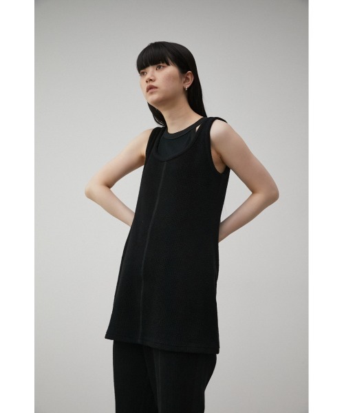 AZUL by moussy(アズールバイマウジー)の「SKIN OUT LAYERED SET TOPS/スキンアウトレイヤードセットトップス(Tシャツ/カットソー・レディース・ブラック/ダークブラウン・SMALL/MEDIUM)」の20枚目の写真