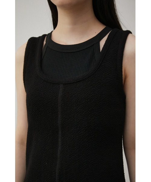AZUL by moussy(アズールバイマウジー)の「SKIN OUT LAYERED SET TOPS/スキンアウトレイヤードセットトップス(Tシャツ/カットソー・レディース・ブラック/ダークブラウン・SMALL/MEDIUM)」の11枚目の写真