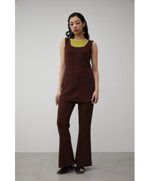 AZUL by moussy(アズールバイマウジー)の「SKIN OUT LAYERED SET TOPS/スキンアウトレイヤードセットトップス(Tシャツ/カットソー・レディース・ブラック/ダークブラウン・SMALL/MEDIUM)」の19枚目の写真