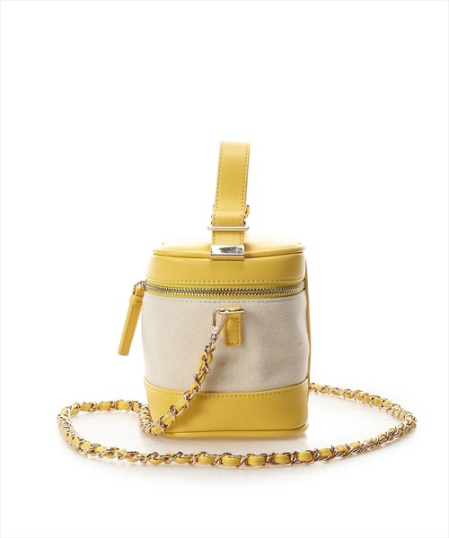 REDYAZEL（レディアゼル）の「キャンバスバニティバッグ（ショルダーバッグ・レディース・イエロー/ブラック/サックスブルー・FREE）」の19枚目の写真