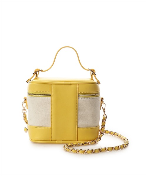 REDYAZEL（レディアゼル）の「キャンバスバニティバッグ（ショルダーバッグ・レディース・イエロー/ブラック/サックスブルー・FREE）」の20枚目の写真