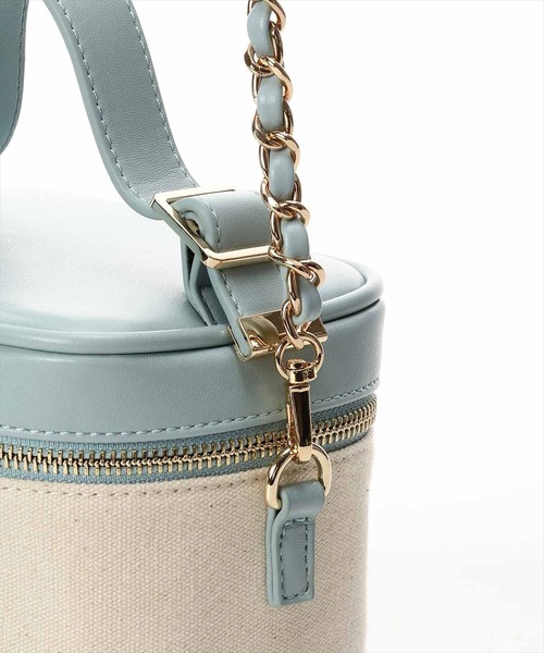 REDYAZEL（レディアゼル）の「キャンバスバニティバッグ（ショルダーバッグ・レディース・イエロー/ブラック/サックスブルー・FREE）」の17枚目の写真