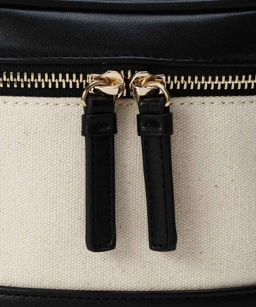 REDYAZEL（レディアゼル）の「キャンバスバニティバッグ（ショルダーバッグ・レディース・イエロー/ブラック/サックスブルー・FREE）」の7枚目の写真