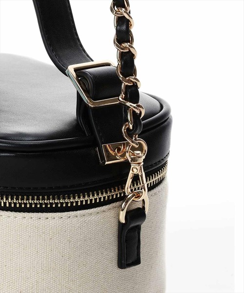 REDYAZEL（レディアゼル）の「キャンバスバニティバッグ（ショルダーバッグ・レディース・イエロー/ブラック/サックスブルー・FREE）」の8枚目の写真