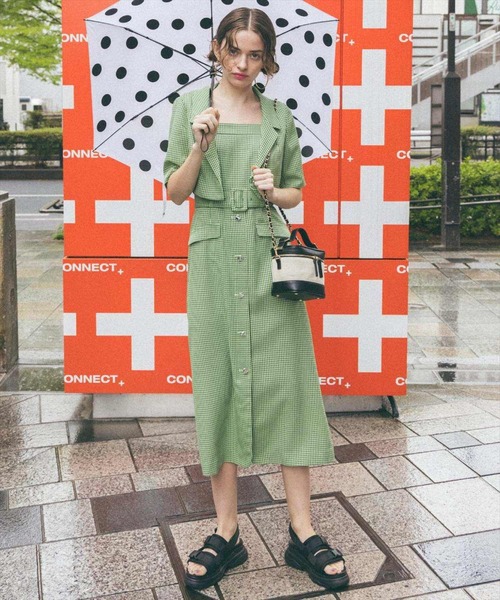 REDYAZEL（レディアゼル）の「キャンバスバニティバッグ（ショルダーバッグ・レディース・イエロー/ブラック/サックスブルー・FREE）」の10枚目の写真