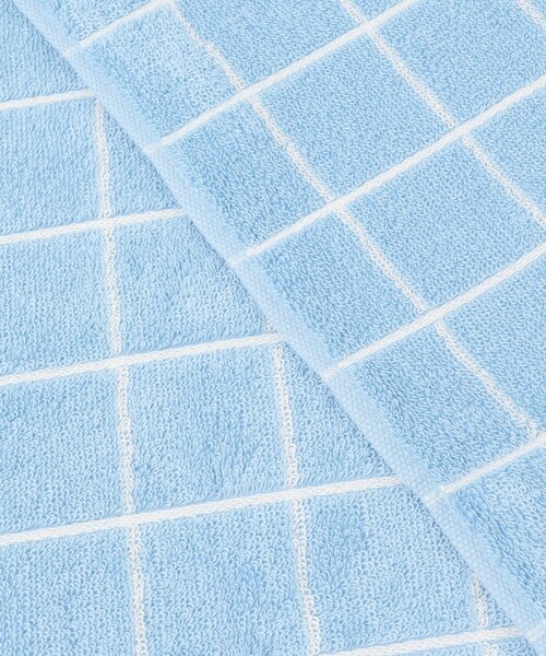 bpr BEAMS（ビーピーアール ビームス ）の「bPr BEAMS / グリッド バスタオル（タオル・メンズ・ライトブルー/ライトグレー/ネイビー・ONE SIZE）」の11枚目の写真
