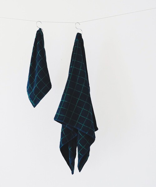 bpr BEAMS（ビーピーアール ビームス ）の「bPr BEAMS / グリッド バスタオル（タオル・メンズ・ライトブルー/ライトグレー/ネイビー・ONE SIZE）」の16枚目の写真