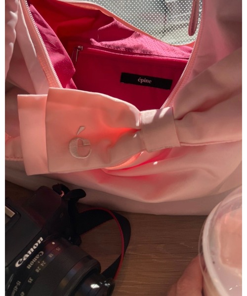 epine エピヌ　é ribbon satin 2way body bag epine é ribbon satin 2way body bag