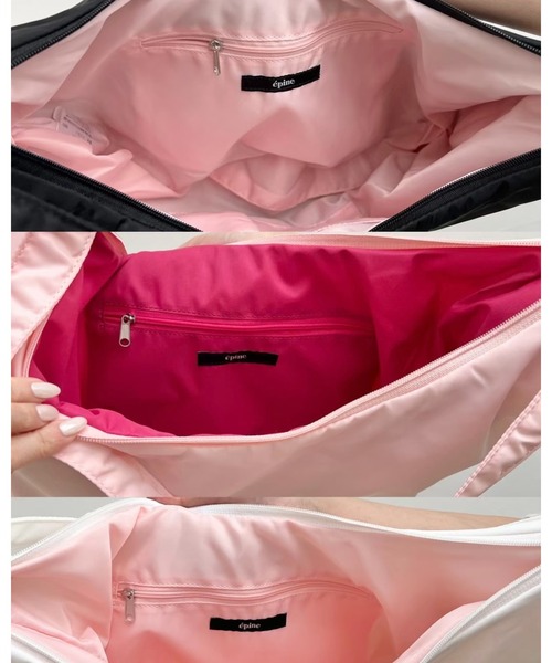 epine（エピヌ）の「e ribbon nylon half moon bag（ショルダー