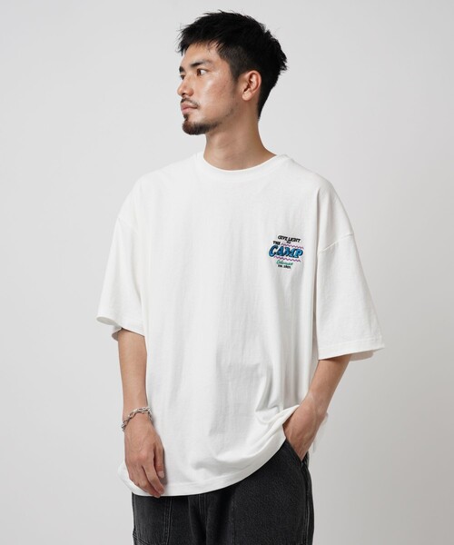 COLEMAN(コールマン)の「Coleman/コールマン Coleman×FREAK'S STORE/コールマン 別注 ランタンプリントTシャツ バックプリント カットソー(Tシャツ/カットソー・メンズ・オリーブ/チャコールグレー/アッシュグレー/ホワイト・MEDIUM/LARGE)」の9枚目の写真