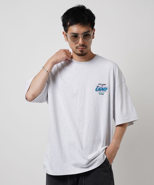 COLEMAN(コールマン)の「Coleman/コールマン Coleman×FREAK'S STORE/コールマン 別注 ランタンプリントTシャツ バックプリント カットソー(Tシャツ/カットソー・メンズ・オリーブ/チャコールグレー/アッシュグレー/ホワイト・MEDIUM/LARGE)」の15枚目の写真