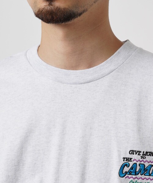 COLEMAN(コールマン)の「Coleman/コールマン Coleman×FREAK'S STORE/コールマン 別注 ランタンプリントTシャツ バックプリント カットソー(Tシャツ/カットソー・メンズ・オリーブ/チャコールグレー/アッシュグレー/ホワイト・MEDIUM/LARGE)」の7枚目の写真