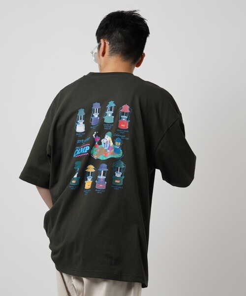 COLEMAN(コールマン)の「Coleman/コールマン Coleman×FREAK'S STORE/コールマン 別注 ランタンプリントTシャツ バックプリント カットソー(Tシャツ/カットソー・メンズ・オリーブ/チャコールグレー/アッシュグレー/ホワイト・MEDIUM/LARGE)」の21枚目の写真