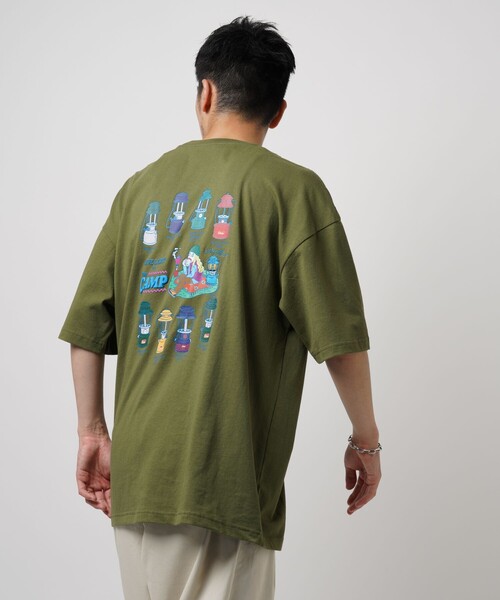 COLEMAN(コールマン)の「Coleman/コールマン Coleman×FREAK'S STORE/コールマン 別注 ランタンプリントTシャツ バックプリント カットソー(Tシャツ/カットソー・メンズ・オリーブ/チャコールグレー/アッシュグレー/ホワイト・MEDIUM/LARGE)」の22枚目の写真