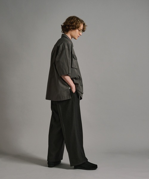 WETTEMPT（ウィテンプト）の「WASH BDU SHIRT/ウォッシュBDUシャツ（シャツ/ブラウス・メンズ・ブラック/チャコールグレー・SMALL/MEDIUM/LARGE）」の10枚目の写真