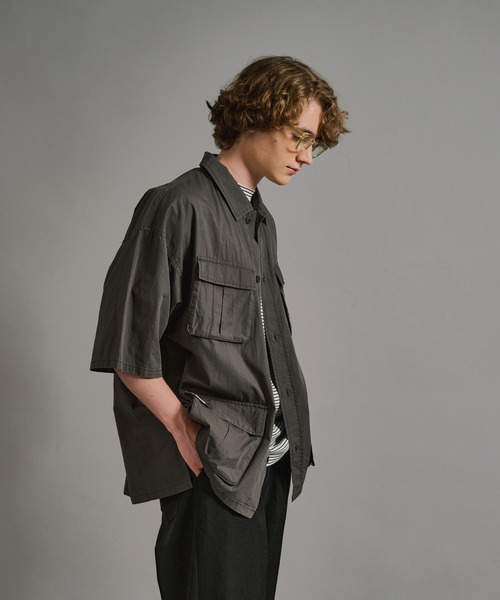 WETTEMPT（ウィテンプト）の「WASH BDU SHIRT/ウォッシュBDUシャツ（シャツ/ブラウス・メンズ・ブラック/チャコールグレー・SMALL/MEDIUM/LARGE）」の12枚目の写真