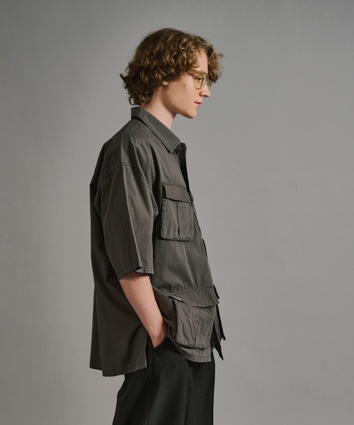 WETTEMPT（ウィテンプト）の「WASH BDU SHIRT/ウォッシュBDUシャツ（シャツ/ブラウス・メンズ・ブラック/チャコールグレー・SMALL/MEDIUM/LARGE）」の15枚目の写真