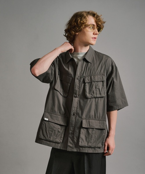 WETTEMPT（ウィテンプト）の「WASH BDU SHIRT/ウォッシュBDUシャツ（シャツ/ブラウス・メンズ・ブラック/チャコールグレー・SMALL/MEDIUM/LARGE）」の9枚目の写真