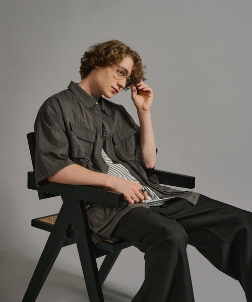 WETTEMPT（ウィテンプト）の「WASH BDU SHIRT/ウォッシュBDUシャツ（シャツ/ブラウス・メンズ・ブラック/チャコールグレー・SMALL/MEDIUM/LARGE）」の22枚目の写真