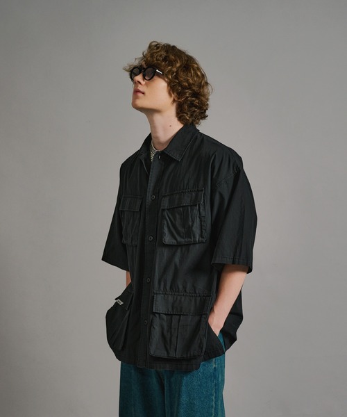 WETTEMPT（ウィテンプト）の「WASH BDU SHIRT/ウォッシュBDUシャツ（シャツ/ブラウス・メンズ・ブラック/チャコールグレー・SMALL/MEDIUM/LARGE）」の16枚目の写真