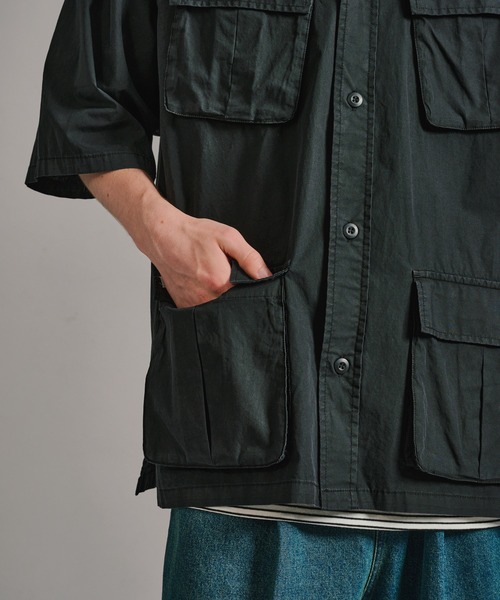 WETTEMPT（ウィテンプト）の「WASH BDU SHIRT/ウォッシュBDUシャツ（シャツ/ブラウス・メンズ・ブラック/チャコールグレー・SMALL/MEDIUM/LARGE）」の17枚目の写真