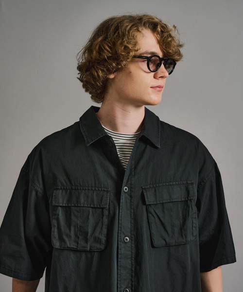 WETTEMPT（ウィテンプト）の「WASH BDU SHIRT/ウォッシュBDUシャツ（シャツ/ブラウス・メンズ・ブラック/チャコールグレー・SMALL/MEDIUM/LARGE）」の8枚目の写真