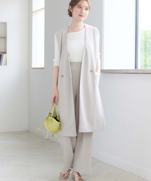 fifth（フィフス）の「ドライタッチロングパンツ（その他パンツ・レディース・ネイビー/グレー・XS/M）」の8枚目の写真