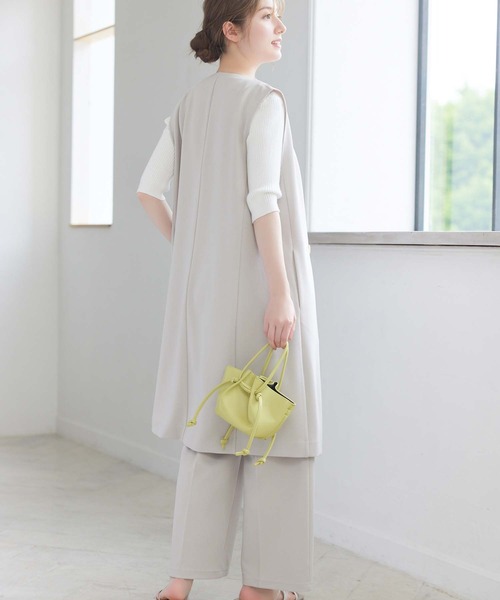 fifth（フィフス）の「ドライタッチロングパンツ（その他パンツ・レディース・ネイビー/グレー・XS/M）」の6枚目の写真