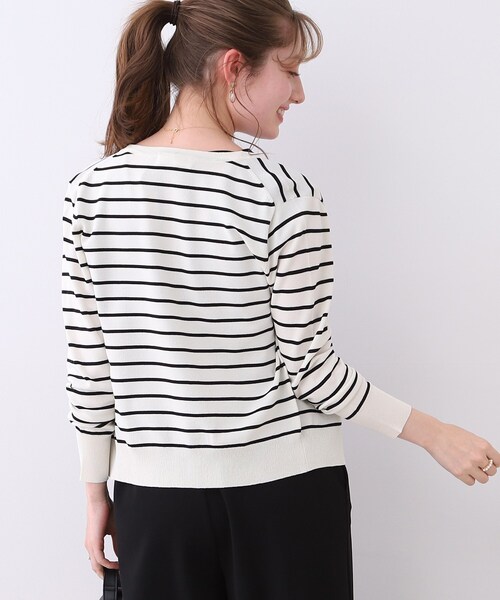 couture brooch（クチュールブローチ）の「◆GOLD釦コンパクトカーデ（カーディガン/ボレロ・レディース・ピンク系/ブラウン系/アイボリー系2・38/42）」の21枚目の写真